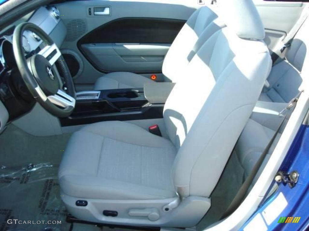 2007 Mustang V6 Premium Convertible - Vista Blue Metallic / Light Graphite photo #9