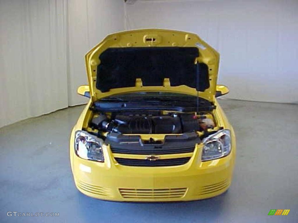 2009 Cobalt LT Coupe - Rally Yellow / Gray photo #4
