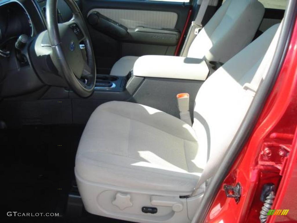 2008 Explorer XLT - Redfire Metallic / Black/Stone photo #10