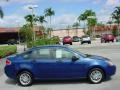 2009 Vista Blue Metallic Ford Focus SE Sedan  photo #2