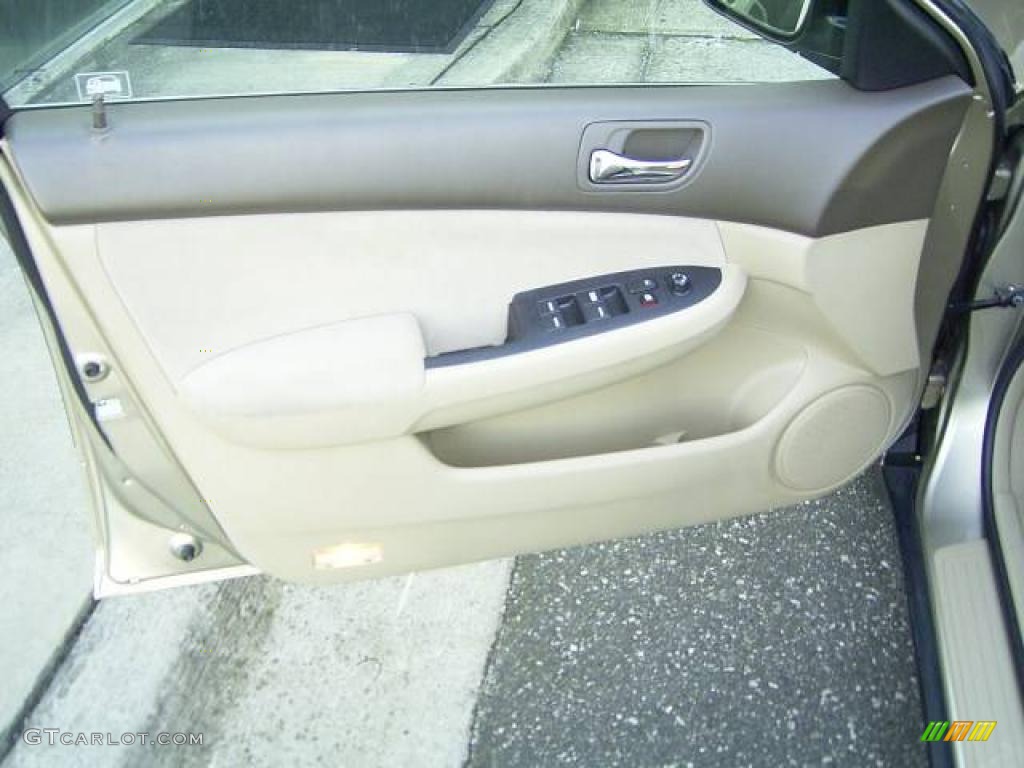 2007 Accord LX Sedan - Desert Mist Metallic / Ivory photo #7