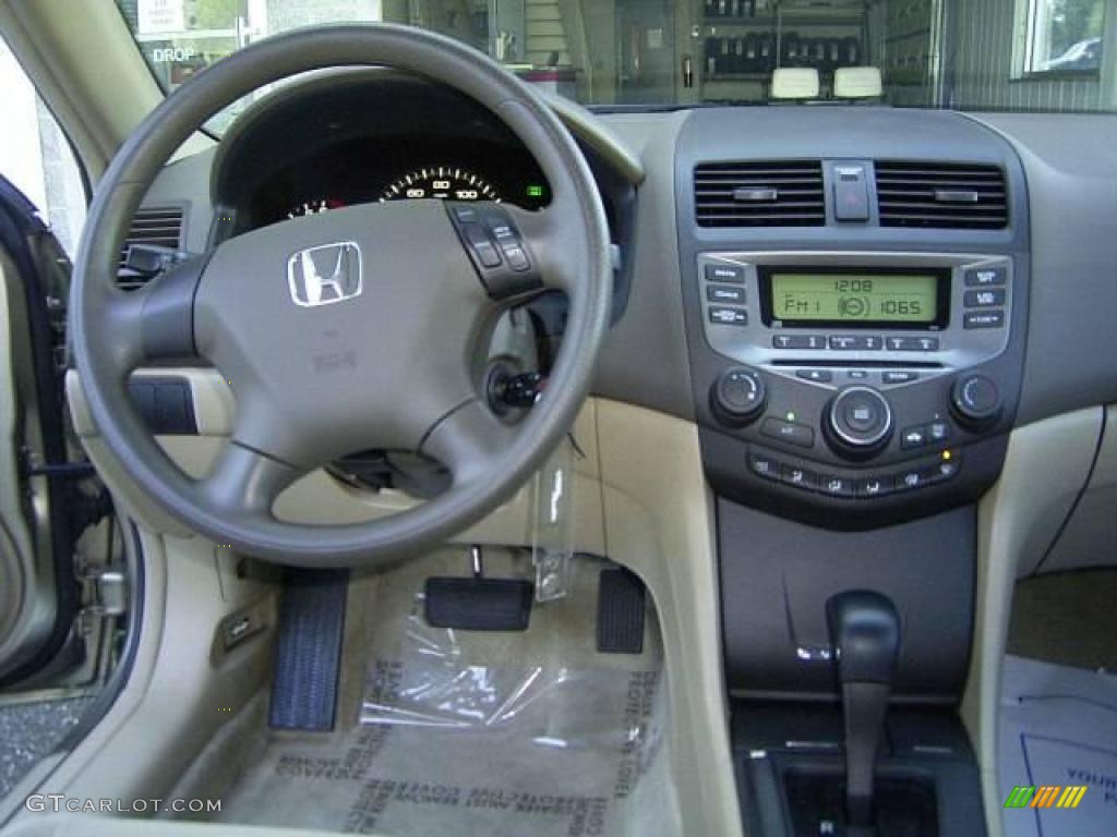 2007 Accord LX Sedan - Desert Mist Metallic / Ivory photo #21