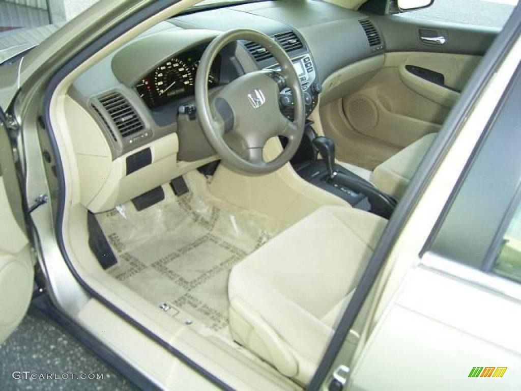 2007 Accord LX Sedan - Desert Mist Metallic / Ivory photo #27