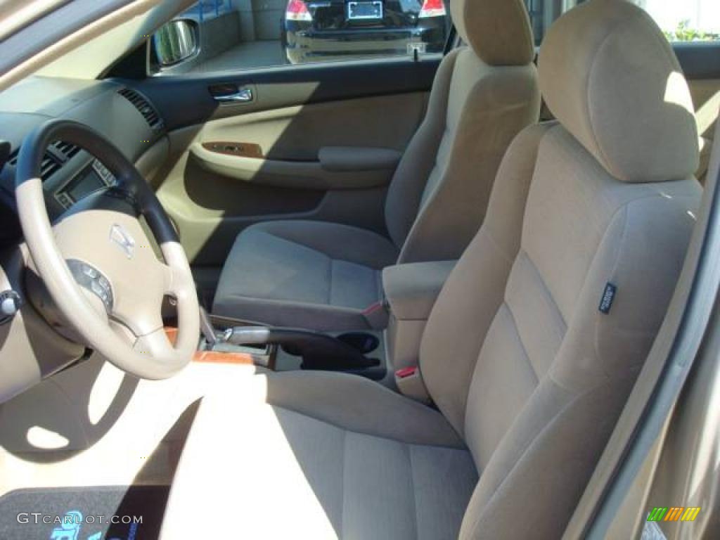 2007 Accord EX Sedan - Desert Mist Metallic / Ivory photo #10