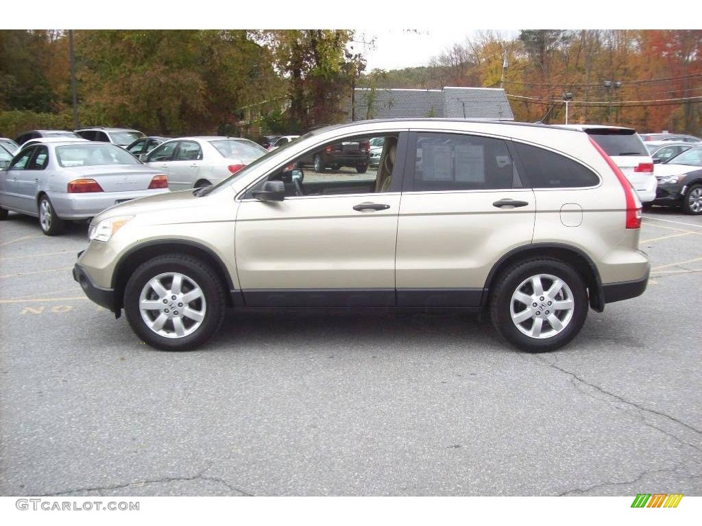 2007 CR-V EX 4WD - Borrego Beige Metallic / Ivory photo #19