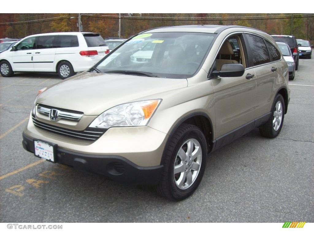 2007 CR-V EX 4WD - Borrego Beige Metallic / Ivory photo #21