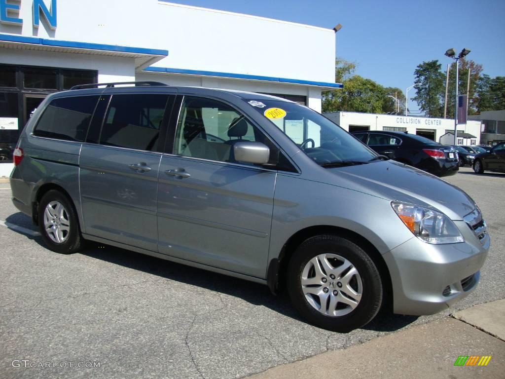 2007 Odyssey EX-L - Slate Green Metallic / Gray photo #5