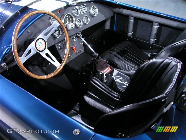 Black Interior 1965 Shelby Cobra CSX4000R Series Roadster Photo #202049