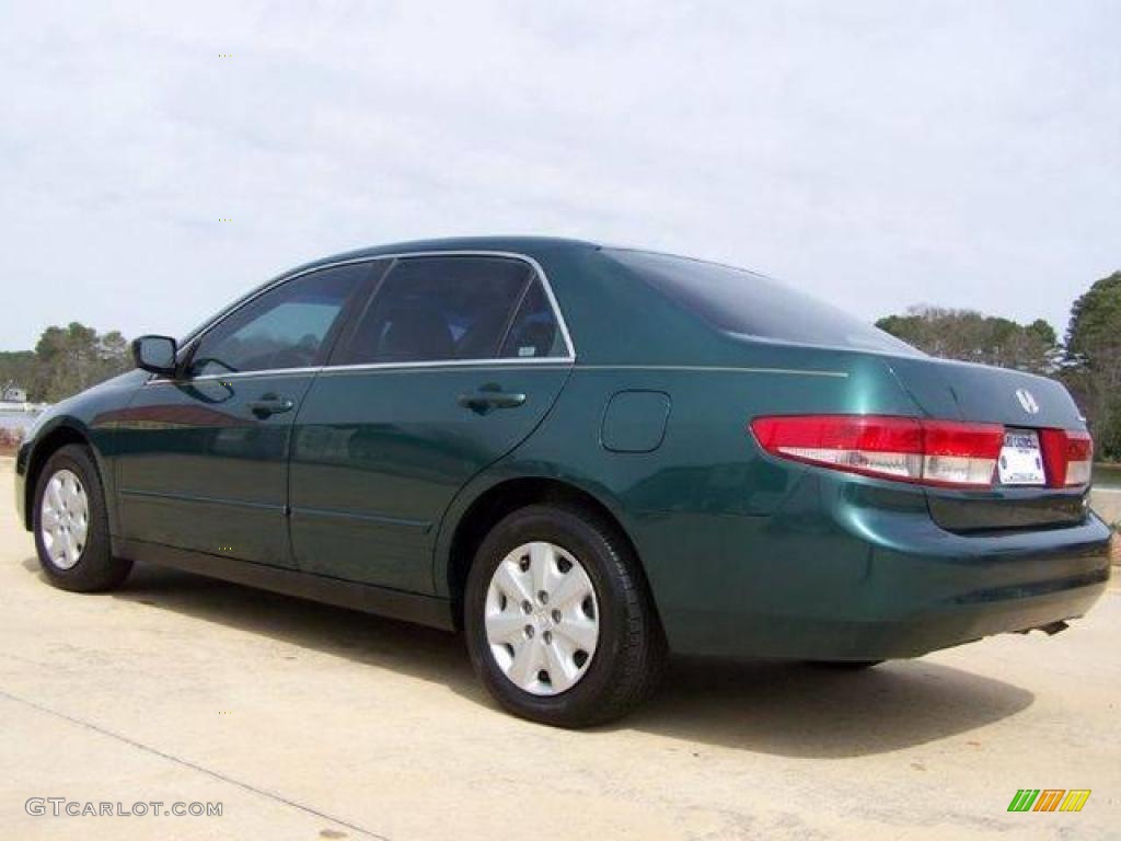 2003 Accord LX Sedan - Noble Green Pearl / Ivory photo #2