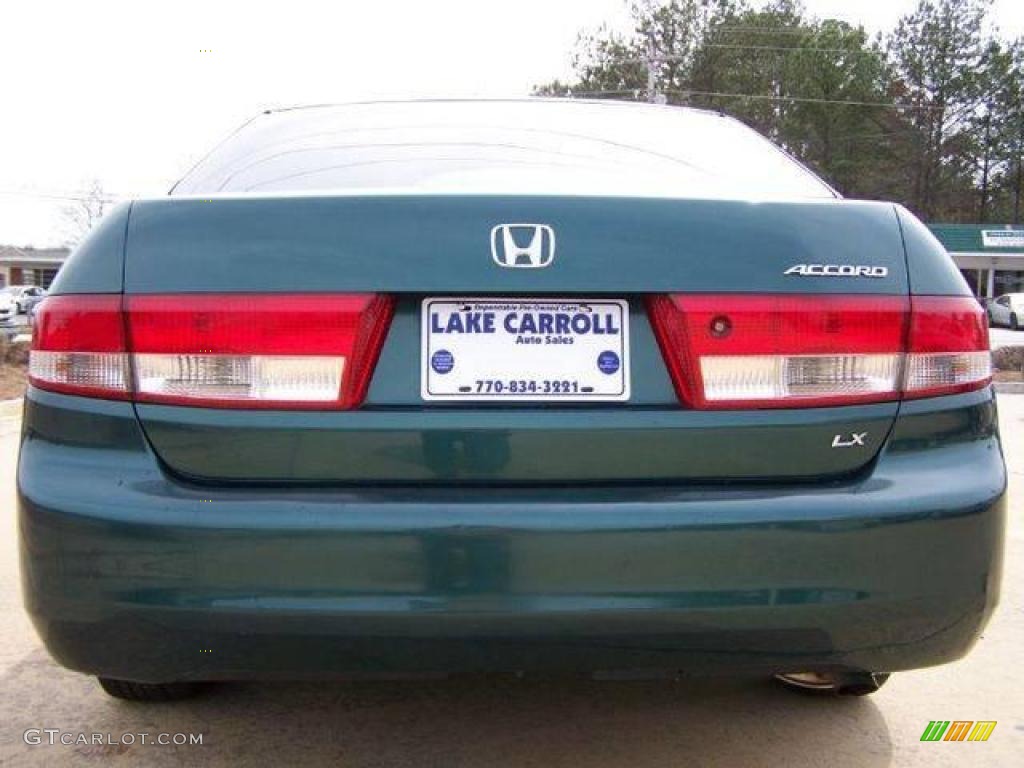 2003 Accord LX Sedan - Noble Green Pearl / Ivory photo #4