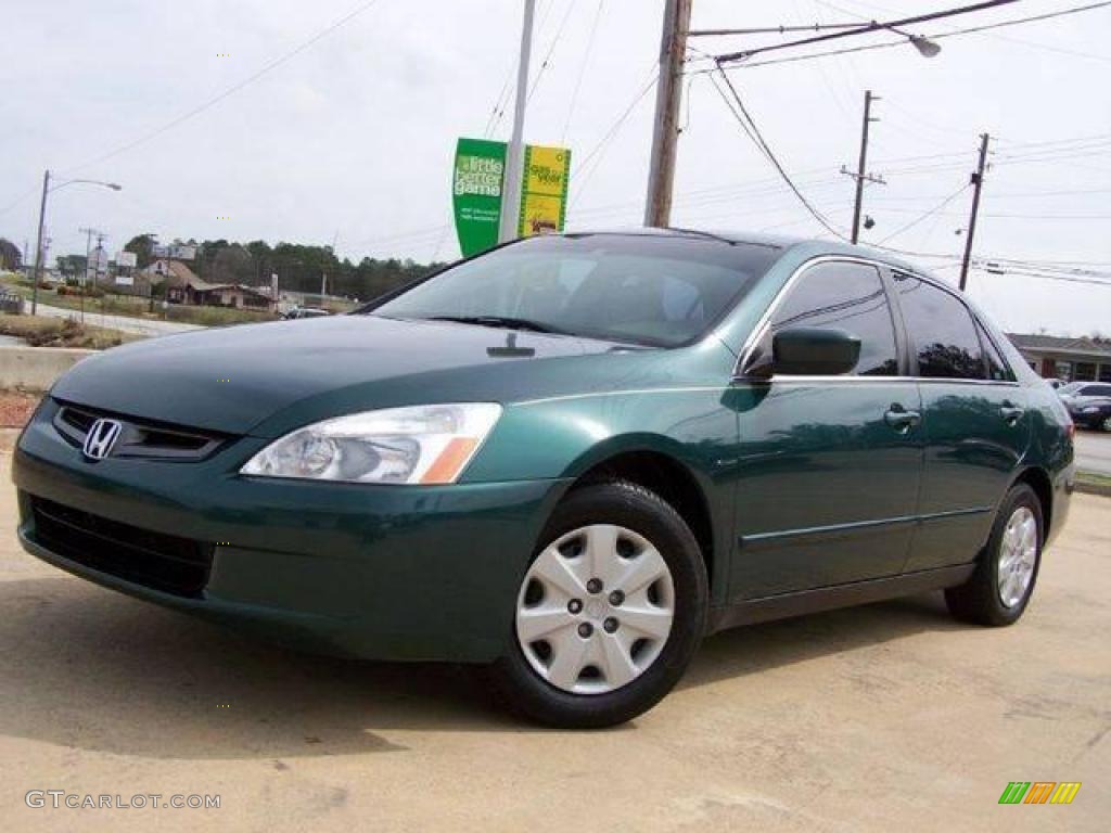 2003 Accord LX Sedan - Noble Green Pearl / Ivory photo #12