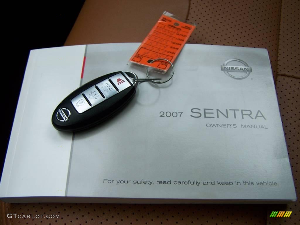 2007 Sentra 2.0 SL - Polished Granite / Saddle photo #43