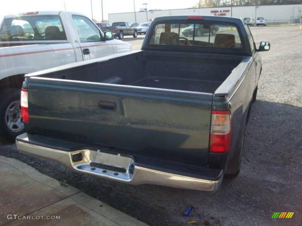1995 T100 Truck Regular Cab - Evergreen Pearl Metallic / Gray photo #2