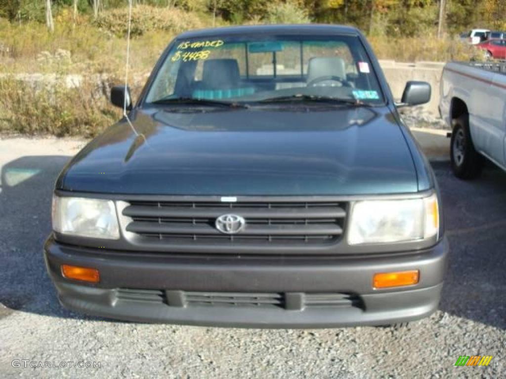 1995 T100 Truck Regular Cab - Evergreen Pearl Metallic / Gray photo #6