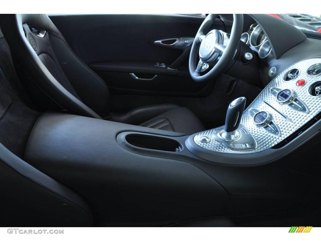 Anthracite Interior 2008 Bugatti Veyron 16.4 Photo #20248029