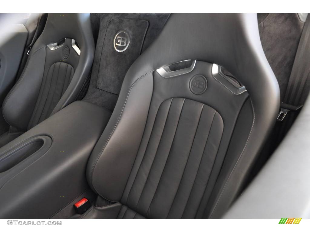 Anthracite Interior 2008 Bugatti Veyron 16.4 Photo #20248037