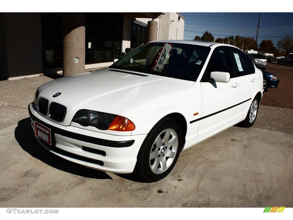 2001 3 Series 325i Sedan - Alpine White / Black photo #15