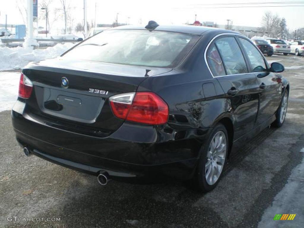 2008 3 Series 335i Sedan - Jet Black / Black photo #2