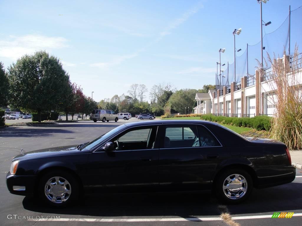 2001 DeVille Sedan - Midnight Blue / Black photo #3