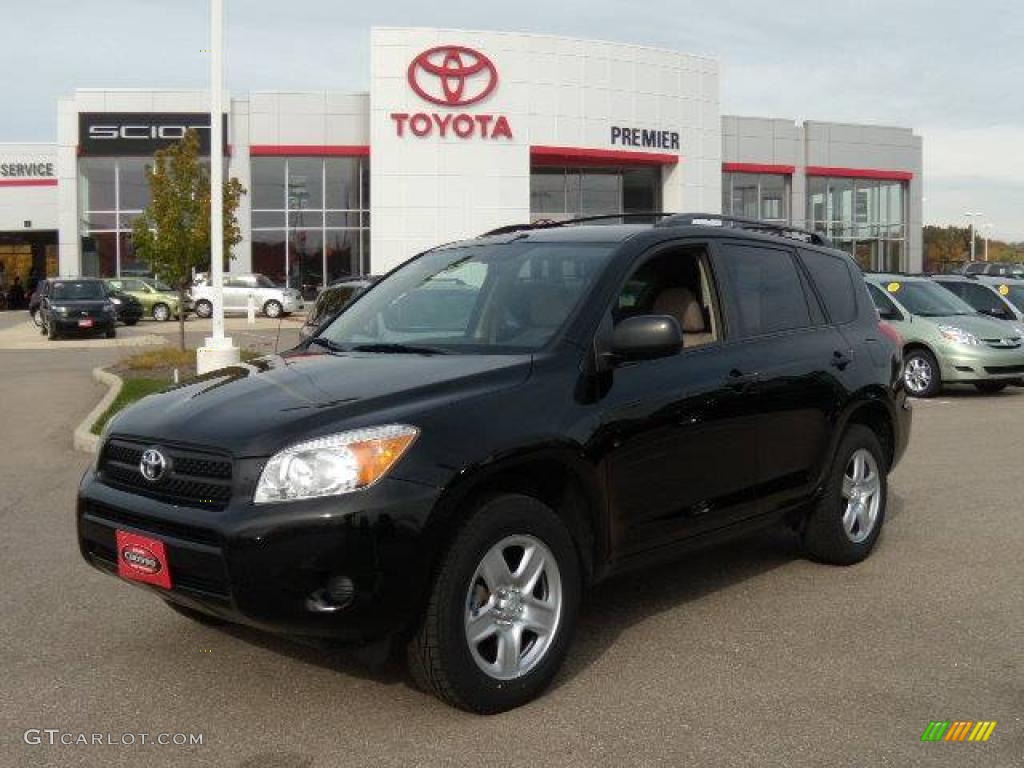 2007 RAV4 I4 - Black / Taupe photo #1