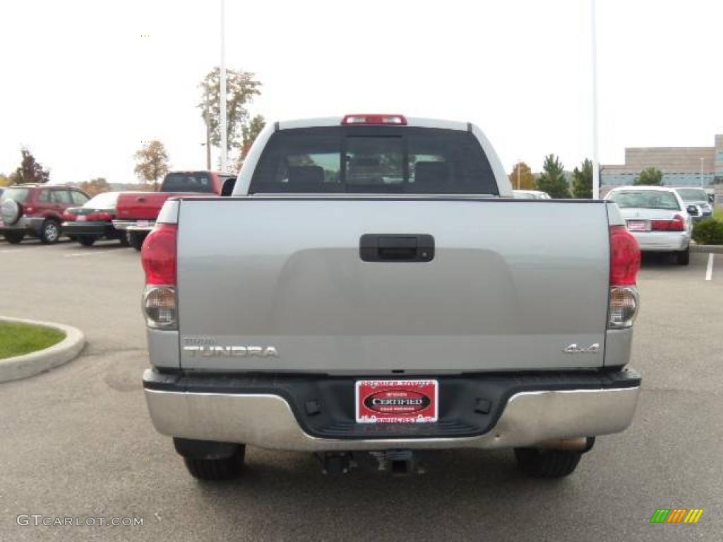 2007 Tundra SR5 TRD Double Cab 4x4 - Silver Sky Metallic / Graphite Gray photo #4