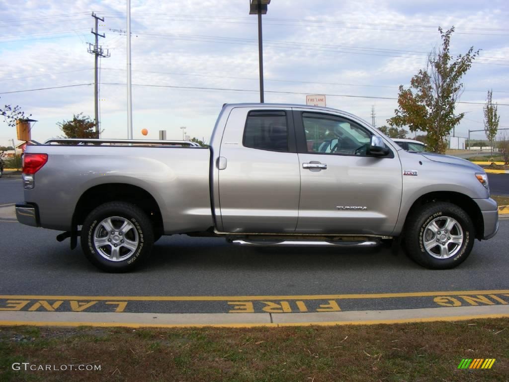 2008 Tundra Limited Double Cab 4x4 - Silver Sky Metallic / Graphite Gray photo #20