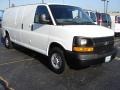 2009 Summit White Chevrolet Express 2500 Extended Cargo Van  photo #2