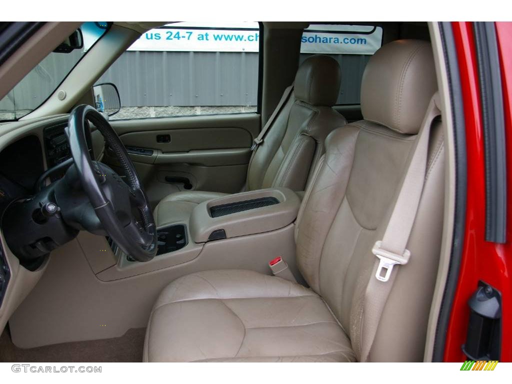2004 Silverado 1500 Z71 Extended Cab 4x4 - Victory Red / Tan photo #3