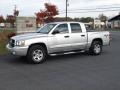 2005 Bright Silver Metallic Dodge Dakota SLT Quad Cab 4x4  photo #1