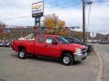2009 Victory Red Chevrolet Silverado 2500HD Work Truck Extended Cab 4x4  photo #1