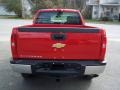 2009 Victory Red Chevrolet Silverado 2500HD Work Truck Extended Cab 4x4  photo #5
