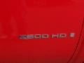 2009 Victory Red Chevrolet Silverado 2500HD Work Truck Extended Cab 4x4  photo #8
