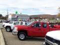 2009 Victory Red Chevrolet Silverado 2500HD Work Truck Extended Cab 4x4  photo #24
