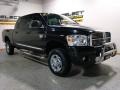 2007 Brilliant Black Dodge Ram 2500 Laramie Mega Cab 4x4  photo #3