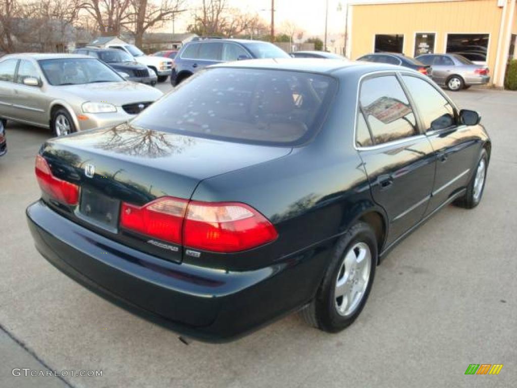 1998 Accord EX V6 Sedan - New Dark Green Pearl / Ivory photo #4