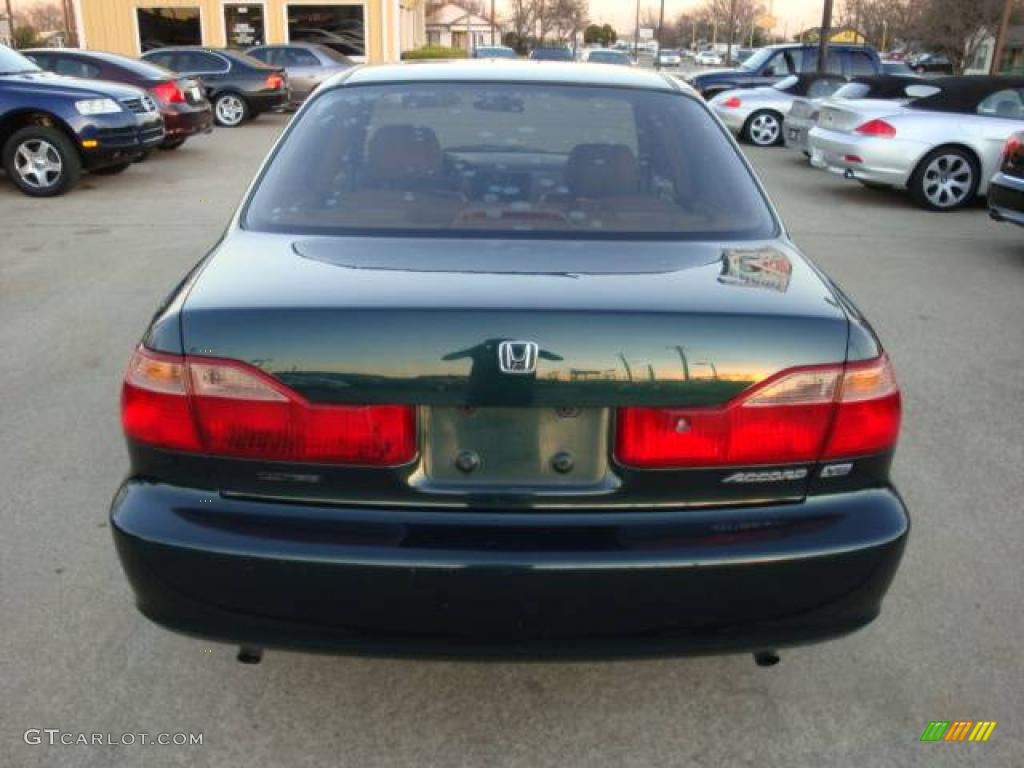 1998 Accord EX V6 Sedan - New Dark Green Pearl / Ivory photo #5
