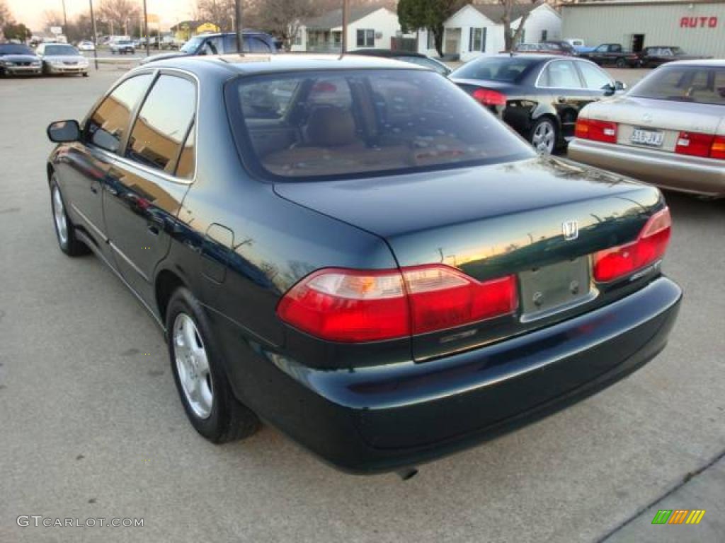 1998 Accord EX V6 Sedan - New Dark Green Pearl / Ivory photo #6