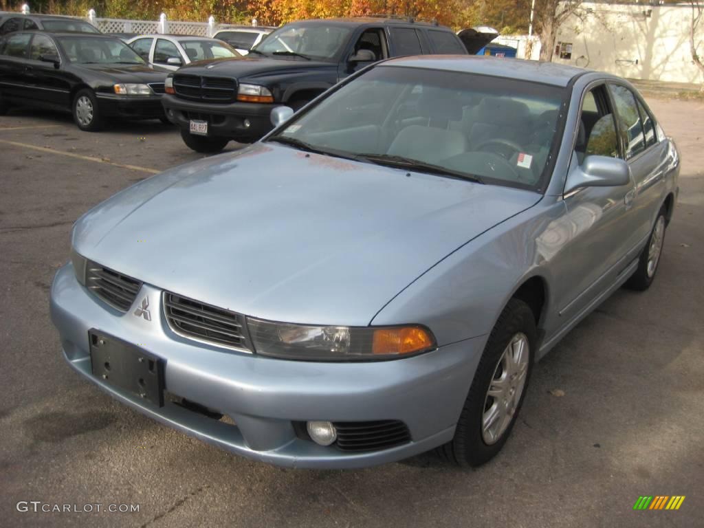 2003 Galant ES - Chrome Blue Pearl / Gray photo #1