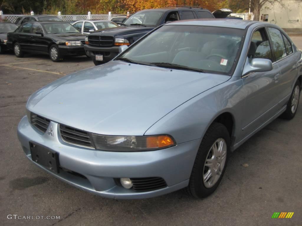 2003 Galant ES - Chrome Blue Pearl / Gray photo #7