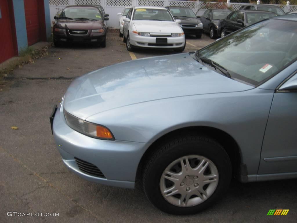 2003 Galant ES - Chrome Blue Pearl / Gray photo #8