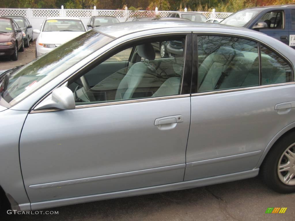 2003 Galant ES - Chrome Blue Pearl / Gray photo #9