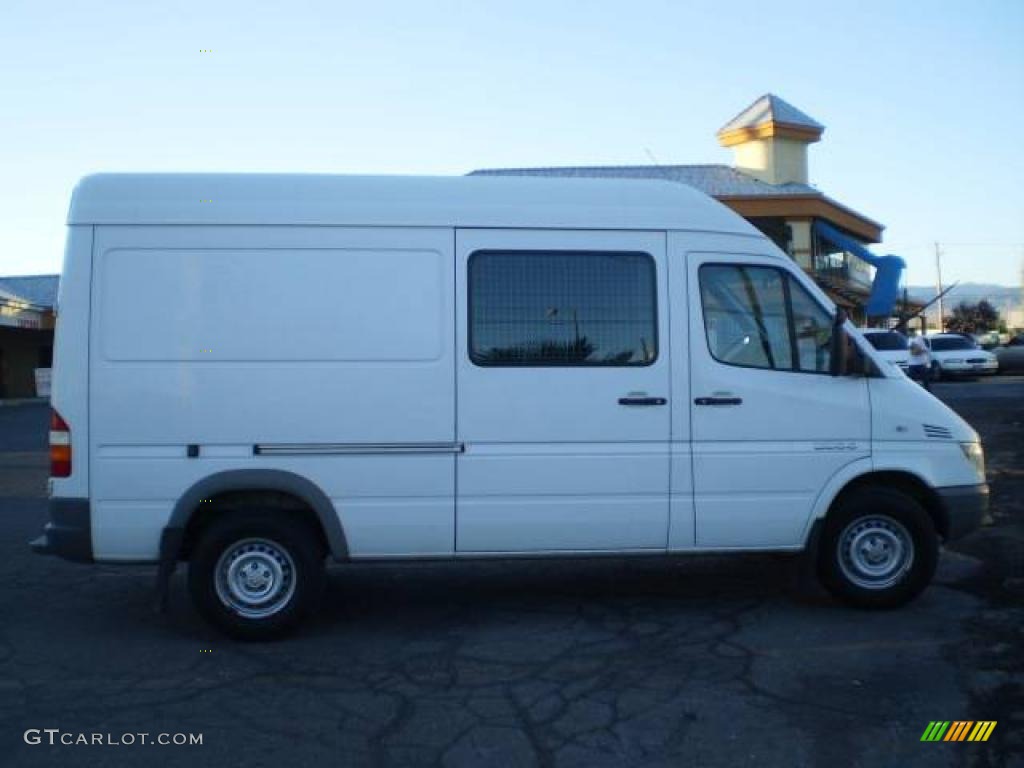 Arctic White Dodge Sprinter Van