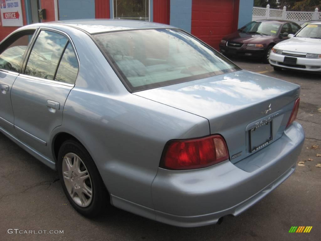 2003 Galant ES - Chrome Blue Pearl / Gray photo #11