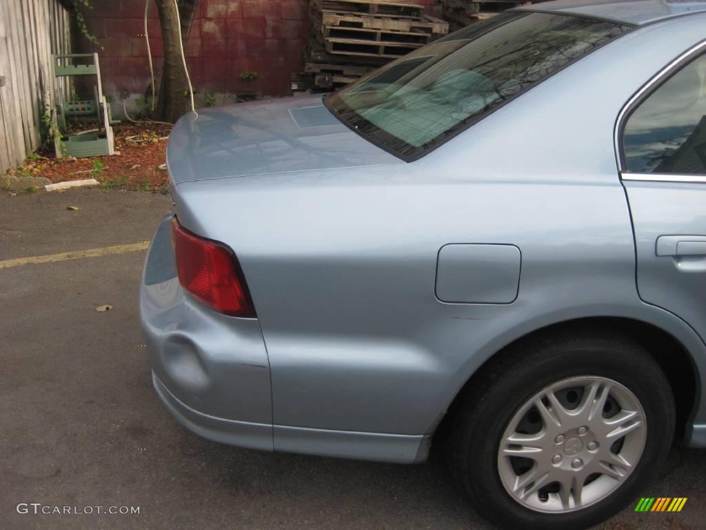 2003 Galant ES - Chrome Blue Pearl / Gray photo #14