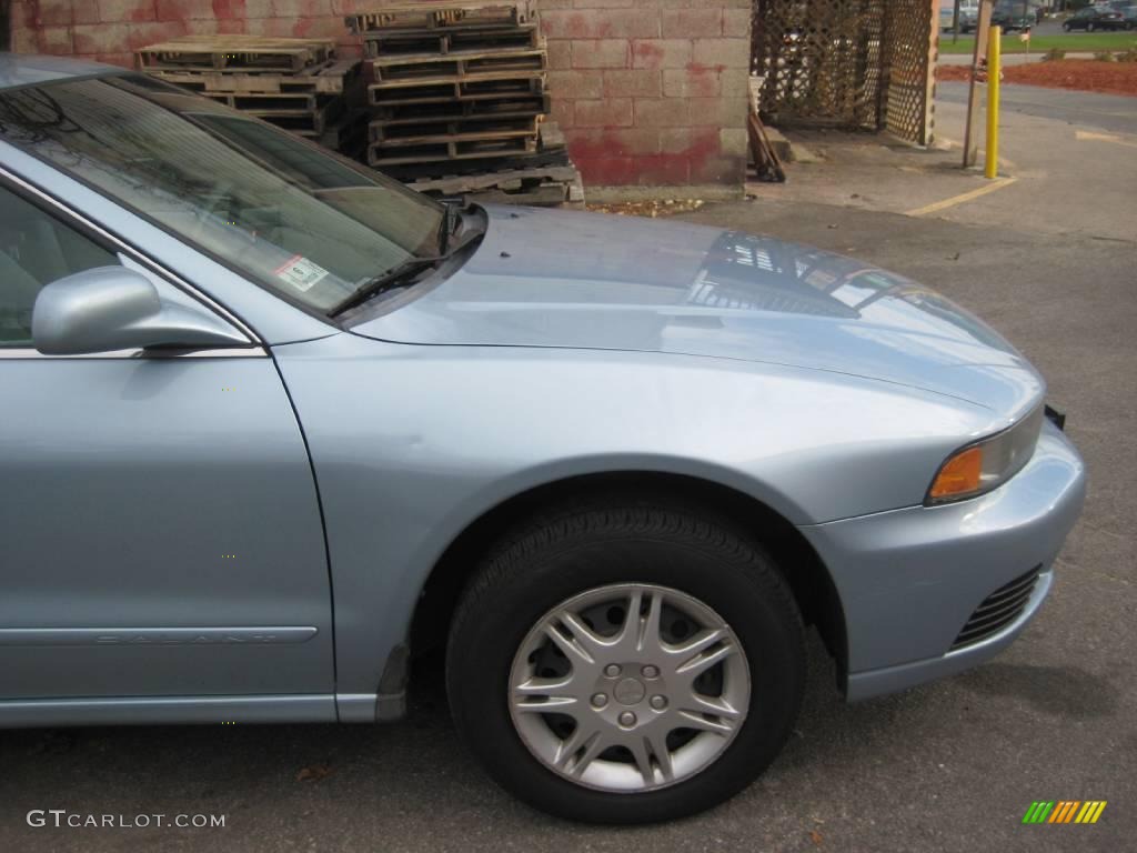 2003 Galant ES - Chrome Blue Pearl / Gray photo #16