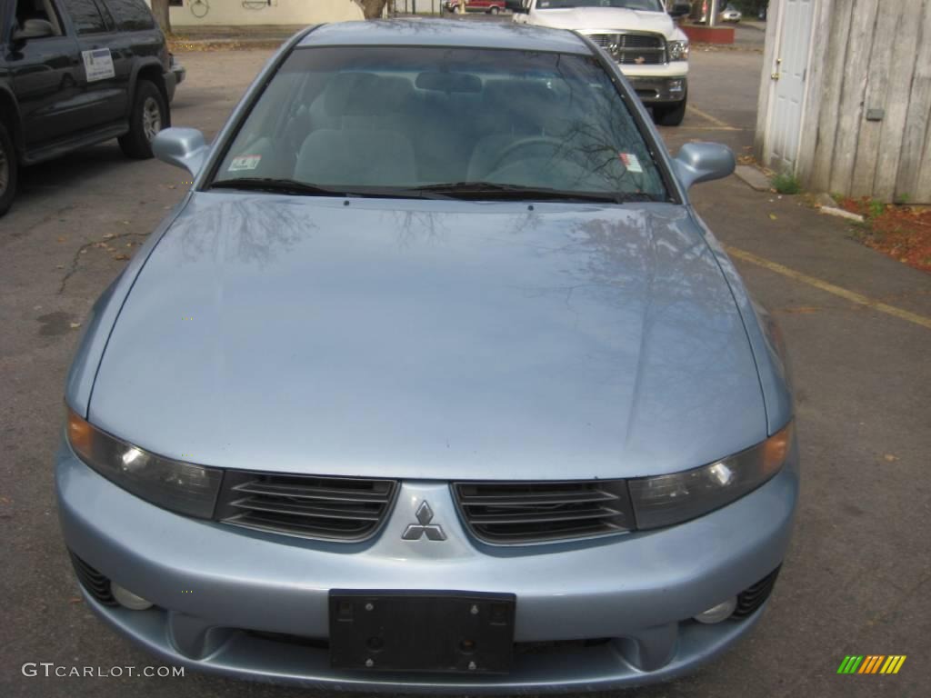 2003 Galant ES - Chrome Blue Pearl / Gray photo #18