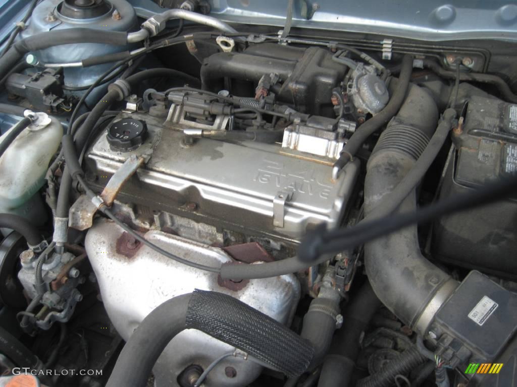 2003 Galant ES - Chrome Blue Pearl / Gray photo #20