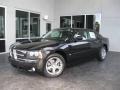 2010 Brilliant Black Crystal Pearl Dodge Charger SXT  photo #2