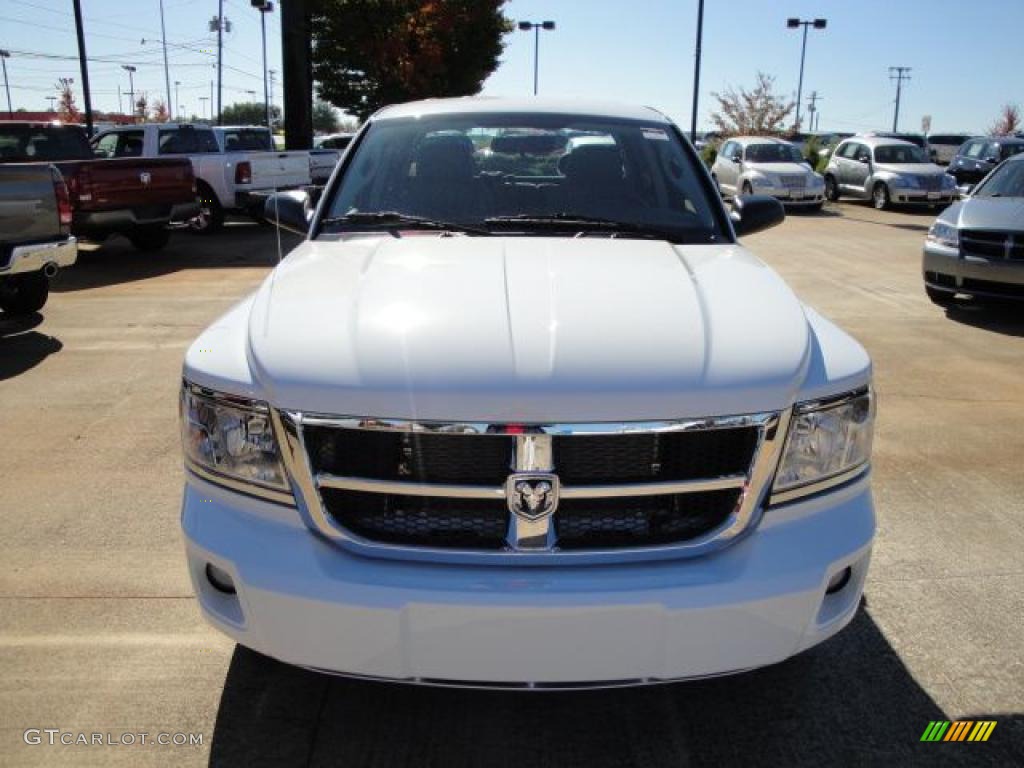 2010 Dakota ST Crew Cab - Stone White / Dark Slate Gray/Medium Slate Gray photo #8