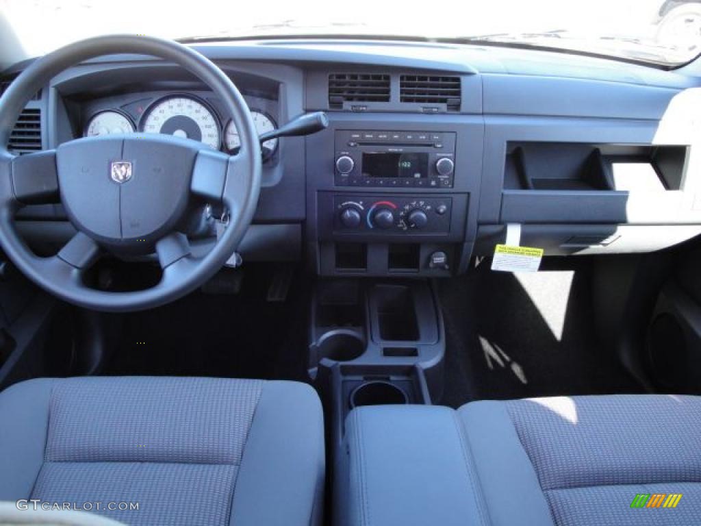 2010 Dakota ST Crew Cab - Stone White / Dark Slate Gray/Medium Slate Gray photo #15